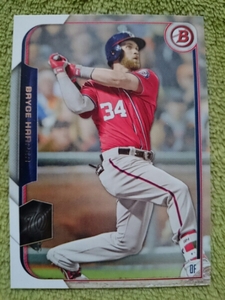 ★BRYCE HARPER BOWMAN 2015 MLB #95 ブライス・ハーパー WASHINGTON NATIONALS ワシントン・ナショナルズ