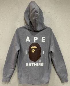 ＊アベイシングエイプ A BATHING APE ビック モンキー プリント フルジップパーカー M　　　　　　BJBD.A