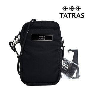 【1円/きれいめ】タトラス TATRAS RUSBIDO ラスビド エコナイロンネックポーチ PHONE Bag ショルダーバッグ MTAT23S1011-X ブラック 現行品