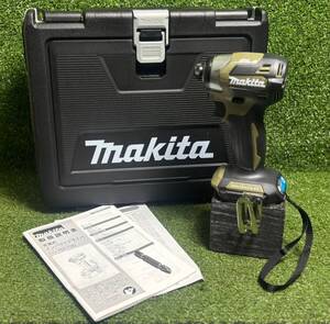 未使用品★makita マキタ 充電式インパクトドライバ TD173DZ オリーブ 18V バッテリ・充電器別売 領収/直受取OK h0115-4