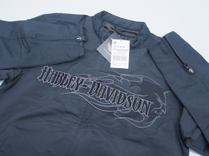 新品!! 未使用品!! 特価!! Harley Davidson ナイロン ジャケット ハーレーダビッドソン Mサイズ ロゴ入り