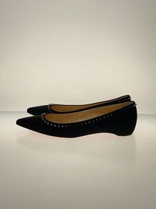 Christian Louboutin◆フラットパンプス/38/BLK//