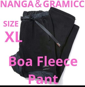 LサイズGRAMICCI×NANGA Boa Fleece Pantグラミチ ナンガ ボアフリースパンツ