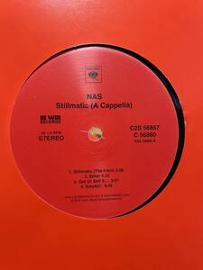 Nas Stillmatic (A Cappella)　LPレコード