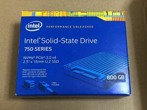 新品 Intel 750 Series 800GB NVMe SSD U.2 MLC 高耐久 PCIe U.2ケーブル付属