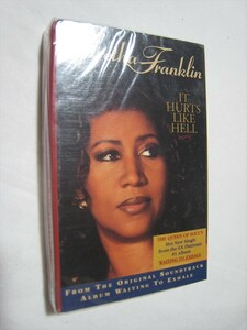 【カセットテープ】 ARETHA FRANKLIN / ●プロモ●★新品未開封★ IT HURTS LIKE HELL US版 アレサ・フランクリン ハーツ・ライク・ヘル