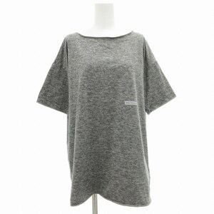 ダンスキン DANSKIN 美品 ニュートラルワークス NEUTRALWORKS フィットネス Tシャツ カットソー 半袖 L グレー /SS 1022 レディース