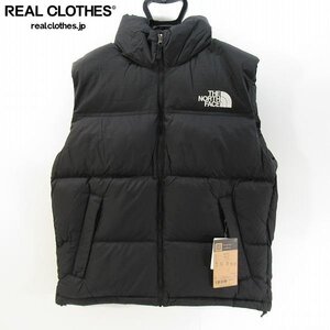 ☆【未使用】THE NORTH FACE/ノースフェイス Nuptse Vest/ヌプシベスト ND92338/L /060