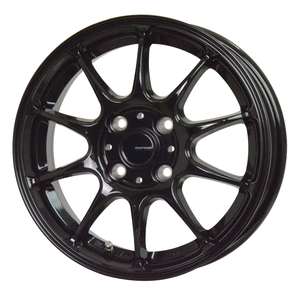 YOKOHAMA BluEarth-GT AE51 175/65R14 G.Speed G-07 メタリックブラック 14インチ 4.5J+45 4H-100 4本セット