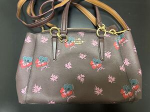 【美品】COACH コーチ ハンドバッグ レザー ショルダーバッグ トートバッグ 肩掛け