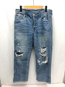 AMERICAN EAGLE OUTFITTERS ジーンズ レディース US10 UK14 EU42 ライトブルー デニムパンツ アメリカンイーグル 24042302