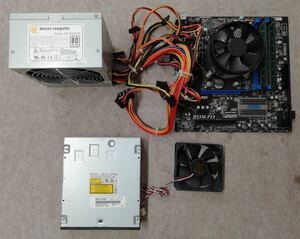 【ジャンク品】 PCパーツ 各種 まとめ mouse computer MCH500AT マザーボード DVDドライブ GH24NS50 他 40-77