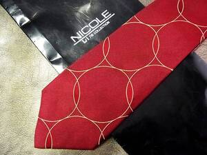 ♪№H1249良品♪【人気の細8.1㎝】【NICOLE】ニコル♪ネクタイ♪ナロータイ♪