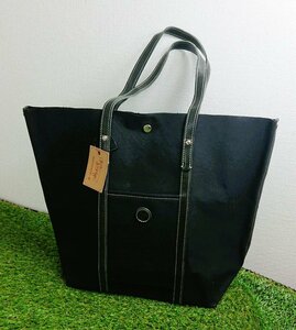 大特価！送料800円～木の庄帆布 セルヴィッチ トートバッグ Selvage TOTE BAG ブラック 日本製 展示品 定価16,280税込YA07-KG20-01STT-BLK