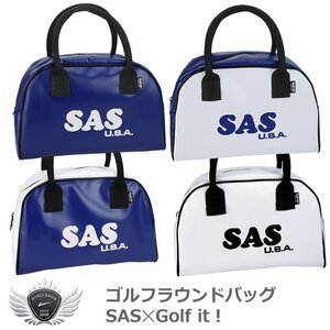 ライト ゴルフラウンドバッグ SAS×Golf it！　C-55 ホワイト[39008]