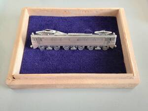 【非売品】国鉄 東京南鉄道管理局『EF65 505号機』鉄道ネクタイピン タイピン ブルートレイン 純銀製 直流電気機関車