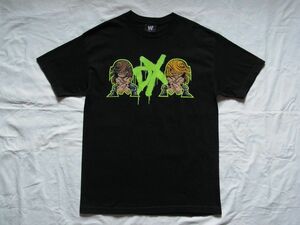 ☆美品・未着用☆ 00s ビンテージ D-Generation X D-ジェネレーションX Tシャツ sizeL 黒 ☆USA古着 WWE プロレス DX ショーン・マイケルズ