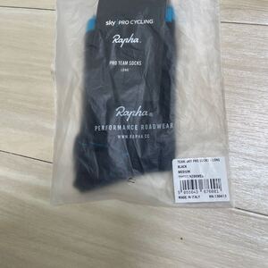 未使用品　TEAM sky RRO SOCKS−LONG ラファ ソックス サイズM Rapha 色　黒