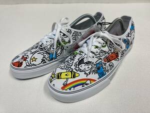 激レア!! VANS Crayola オーセンティック 白 総柄 US11 (29cm) クレヨラ アメリカ企画限定!! バンズ Authentic