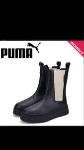 PUMA MAYZE STACK CHELSEA プーマ メイズ スタック チェルシー ウィメンズ ブラック 25.0cm 新品 送料込み