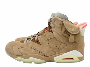 ナイキ 2021年モデル エアジョーダン6 レトロ SP 29.5cm トラヴィススコット DH0690-200 NIKE AIR JORDAN6 RETRO SP 箱付 中古品[C151U549]