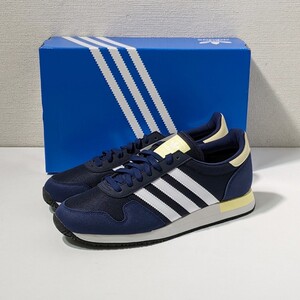 新品 27.5cm 定価11000円 USA 84 Adidas Originals アディダス オリジナルス レトロランニング スニーカー ネイビー 80s GX4584