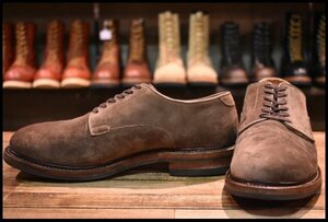 【UK7 良品】VIBERG ヴァイバー DERBY SHOE ダービーシュー 2020 ブラウン スエード ローカット シューズ ブーツ ヴァイバーグ HOPESMORE