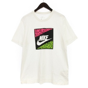 ナイキ NIKE ロゴプリント Tシャツ 半袖 ホワイト L 240927E メンズ