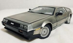 1/18 DMC-12 DE LOREAN 1981 デロリアン　1981 サテンシルバー　ミニカー　SUNSTAR ほぼ未使用