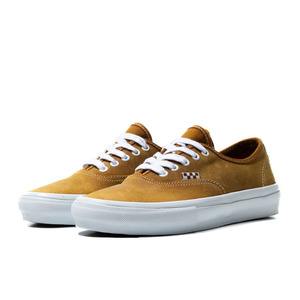 VANS(バンズ)『SKATE AUTHENTIC』LEATHER GOLDEN BROWN 27.0cm