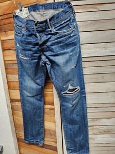 Abercrombie&Fitch アバクロンビー&フィッチ ヴィンテージ ダメージ加工 デニム size 34