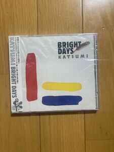 ◯ 《未開封》【KATSUMI】『BRIGHT DAYS』CD