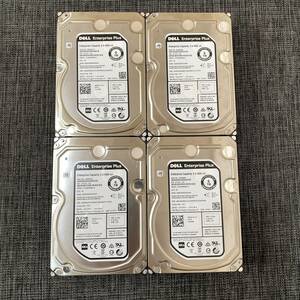 4台【動作品】DELL 3.5 SAS 6TB（6000GB）×4 計24TB 12 Gb/s 7.2K 7200RPM ハードディスク 3.5インチ HDD