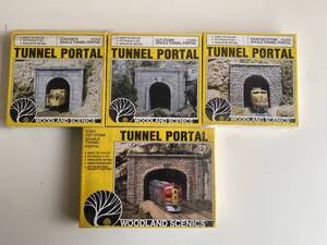 WOODLAND SCENICS TUNNEL PORTAL ４個set 未使用