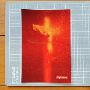 シュプリーム ステッカー ANDRES SERRANO 17AW 正規品 送料無料!! 匿名配送 SUPREME Supreme supreme