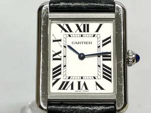 カルティエ Cartier タンクソロ 3170 クォーツ レディース 保存箱付 電池交換済