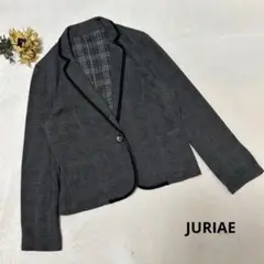 【JURIAE】シングルジャケット(長袖)羽織✨スウェット(カーディガン)ボタン