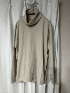 未使用　ATTACHMENT アタッチメントSTUDIOUS別注　COOLMAX SMOOTH CLOTH WIDE HIGHNECK L/S TEE