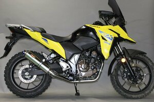 【送料無料】Valiente Vストローム250SX バイクマフラー 8BK-EL11L アレグリア ステンレス SUS マフラー バイクパーツ フルエキ v-202-al13