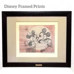 Disney Framed Prints スケッチ 風 ミッキー ミニー