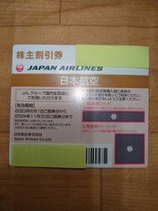 JAL 株主優待券10枚セット　送料無料