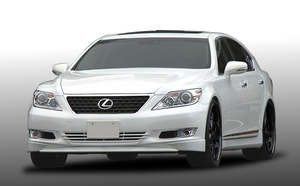 在庫有り!! レクサス(LEXUS)LS460系「中期用」ABS製ハーフエアロ3点set（フロント・サイド・リア）*人気上昇中!!下面の傷隠しにもおすすめ!