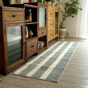 【送料無料】ラグ マット HOME RUG MAT 2024-2025 VASKE/ NO.131-35872 #3 ブルー 45x60cm