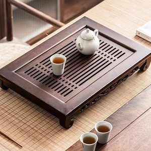 大人気中国 式 茶道具 茶盆 茶台 竹製長方形 ティートレー お茶 茶器 排水式茶盤 貯水式 茶盤 茶道 中国茶器 茶台 大容量 お手入れしやすい