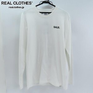 ☆【未使用】BALR./ボーラー 日本限定 JP OLAF STRAIGHT BIG LOGO LONGSLEEVE T-SHIRT/ロングスリーブTシャツ B1111.1052/M /UPK