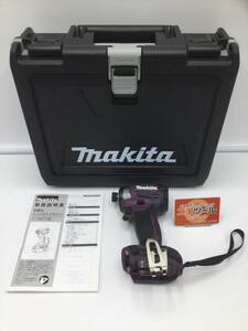 【未使用！！】☆[本体+ケース] Makita/マキタ 18v充電式インパクトドライバ TD173DZAP+ケース[IT5PLETBB636]