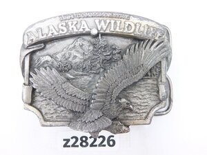 【z28226】Siskiyou ヴィンテージ ALASKA WILDLIFE アラスカ ワイルドライフ 1984 バックル イーグル 総重量 173g 格安スタート