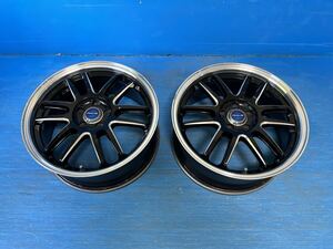 RAYS gram LIGHTS 57Ultimate JAPAN 17インチ 17x7J +50 100/5H 中古2本 レイズ グラムライツ