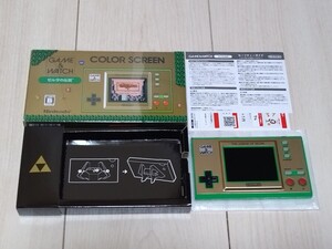 即決 新品同様極美品 ゲーム＆ウオッチ ゼルダの伝説 リンクの冒険 夢をみる島 バーミン収録 ゲームウォッチ LCD LSI G＆W