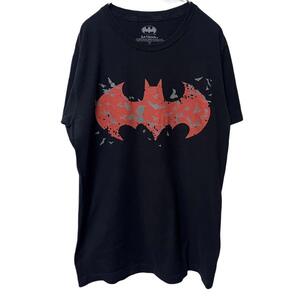 バットマン　DC Tシャツ　半袖シャツ　アメコミ　ダメージ　アメリカ古着